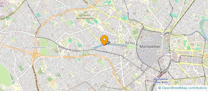 localisation de l'entreprise MADAME PATRICIA AUDOUY à MONTPELLIER