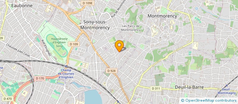 localisation de l'entreprise MADAME PATRICIA AUFFRET  SOISY-SOUS-MONTMORENCY