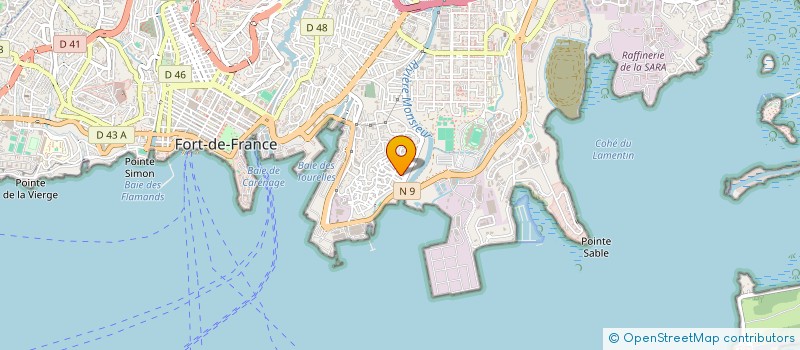 localisation de l'entreprise MADAME PATRICIA AUGUSTIN  FORT-DE-FRANCE
