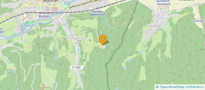 localisation de l'entreprise MADAME PATRICIA AVEZON  ESCHBACH-AU-VAL