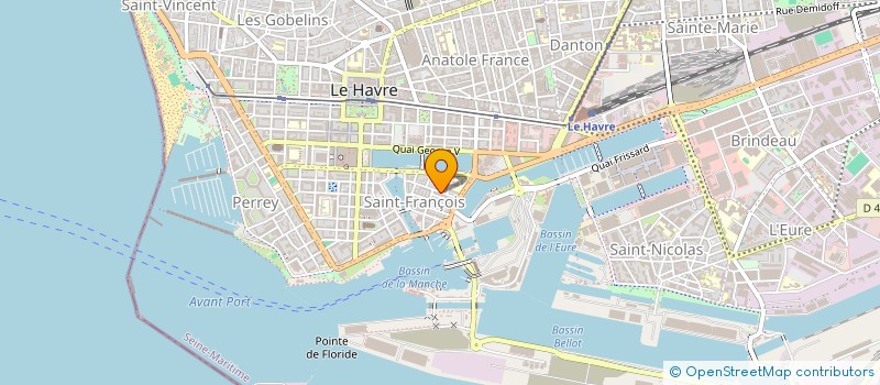 localisation de l'entreprise MADAME PATRICIA AZIZ  LE HAVRE