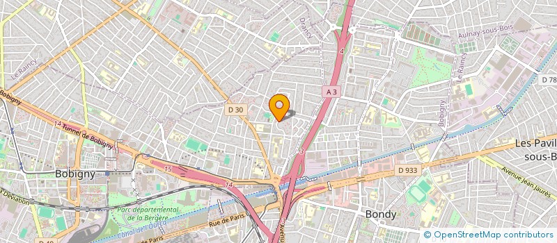 localisation de l'entreprise MADAME PATRICIA BAHOREAU  BOBIGNY