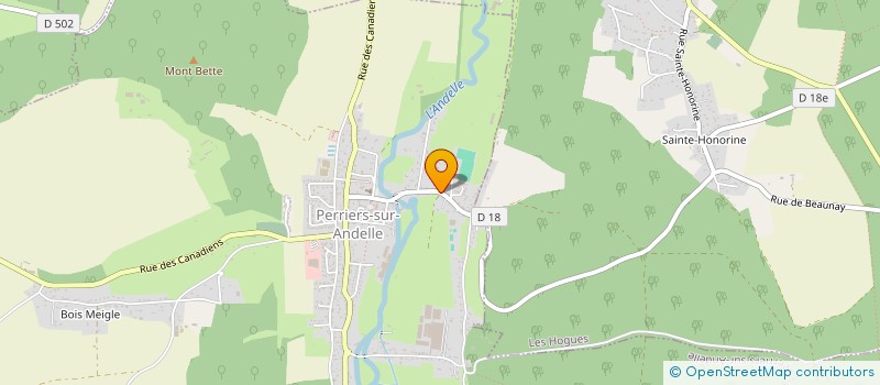 localisation de l'entreprise MADAME PATRICIA BAIET  PERRIERS-SUR-ANDELLE