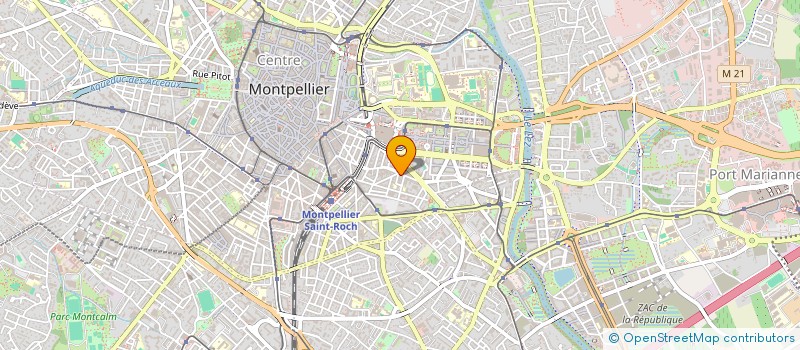localisation de l'entreprise MADAME PATRICIA BALOT à MONTPELLIER