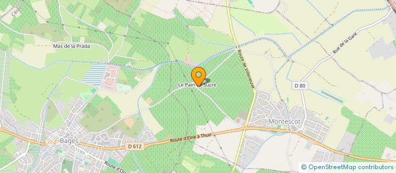 localisation de l'entreprise MADAME PATRICIA BANULS  MONTESCOT