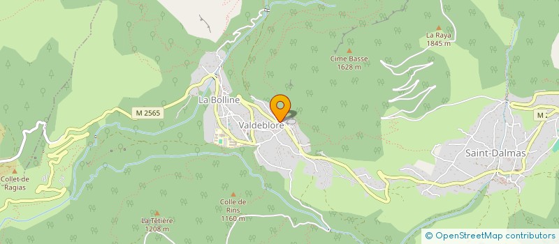 localisation de l'entreprise MADAME PATRICIA BARAGGIOLI  VALDEBLORE