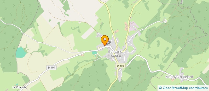 localisation de l'entreprise MADAME PATRICIA BARDIN  GONSANS