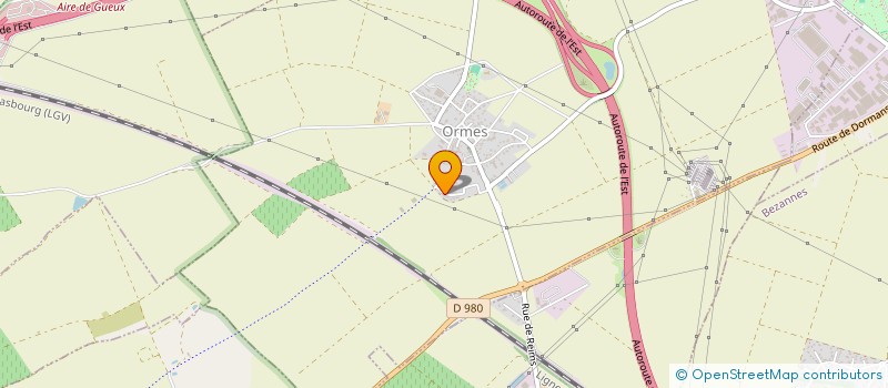 localisation de l'entreprise MADAME PATRICIA BARET à ORMES
