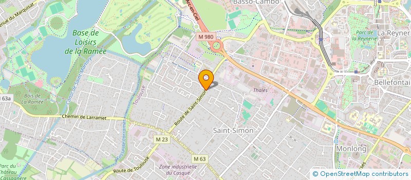 localisation de l'entreprise MADAME PATRICIA BARGAIN à TOULOUSE
