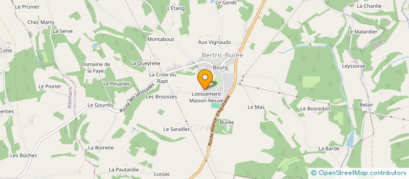 localisation de l'entreprise MADAME PATRICIA BARREAU  LA CHAPELLE-GRESIGNAC