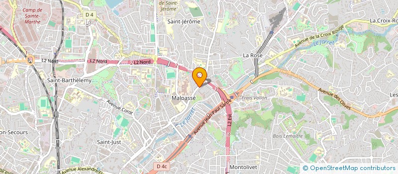 localisation de l'entreprise MADAME PATRICIA BARTOLI à MARSEILLE