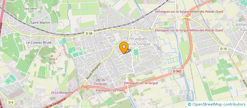 localisation de l'entreprise MADAME PATRICIA BATORSKI  ENTRAIGUES-SUR-LA-SORGUE