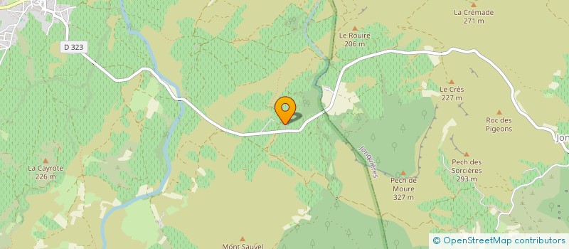 localisation de l'entreprise MADAME PATRICIA BAUDE  TALAIRAN