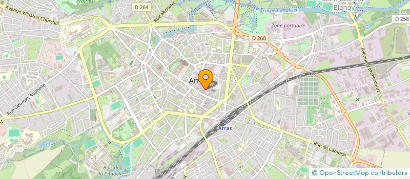 localisation de l'entreprise MADAME PATRICIA BAUDEN à ARRAS