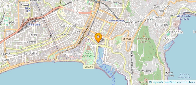 localisation de l'entreprise MADAME PATRICIA BAUDRAND à NICE