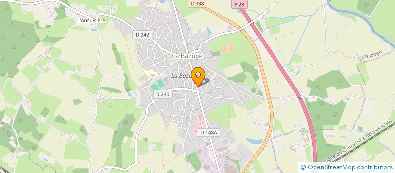 localisation de l'entreprise MADAME PATRICIA BECHU  LA BAZOGE