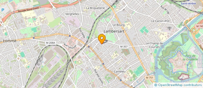 localisation de l'entreprise MADAME PATRICIA BECQUET à LAMBERSART