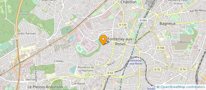 localisation de l'entreprise MADAME PATRICIA BEDJAI à FONTENAY-AUX-ROSES