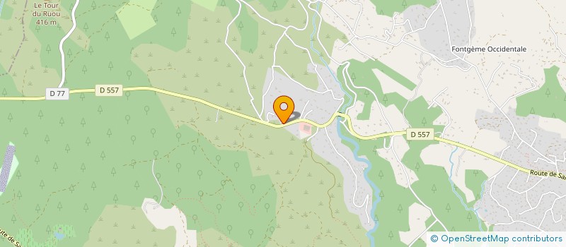 localisation de l'entreprise MADAME PATRICIA BEGUIN  FLAYOSC