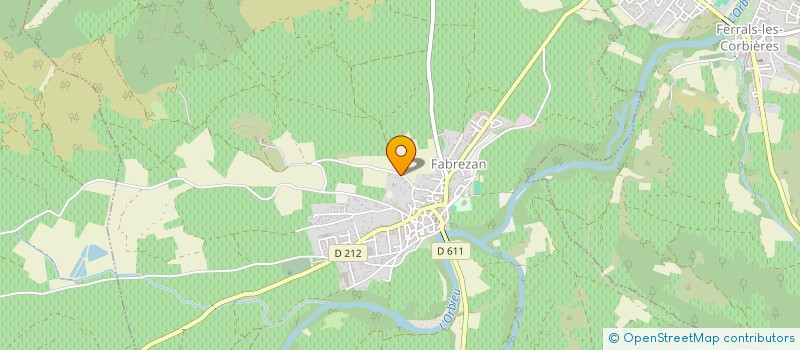 localisation de l'entreprise MADAME PATRICIA BEISSON  FABREZAN