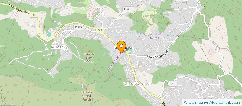 localisation de l'entreprise MADAME PATRICIA BELDON  MIMET