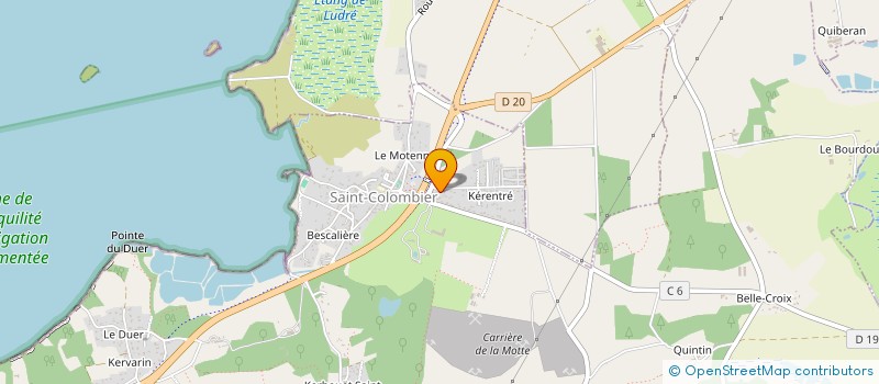 localisation de l'entreprise MADAME PATRICIA BELLAMY  SARZEAU