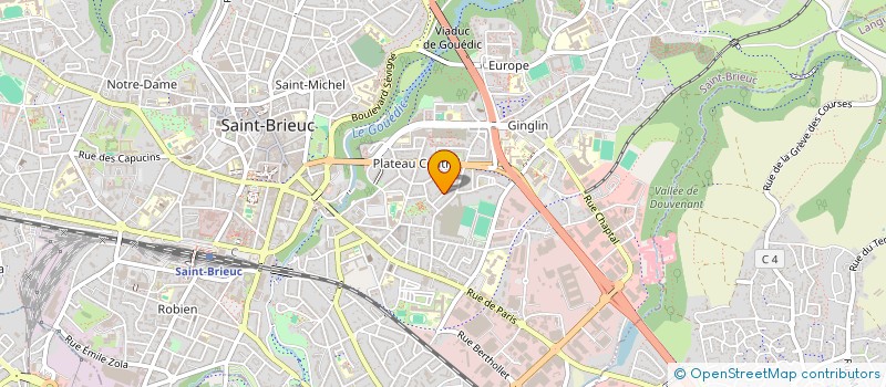 localisation de l'entreprise MADAME PATRICIA BELLEC à SAINT-BRIEUC