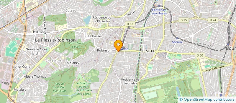 localisation de l'entreprise MADAME PATRICIA BENKHELIFA à SCEAUX