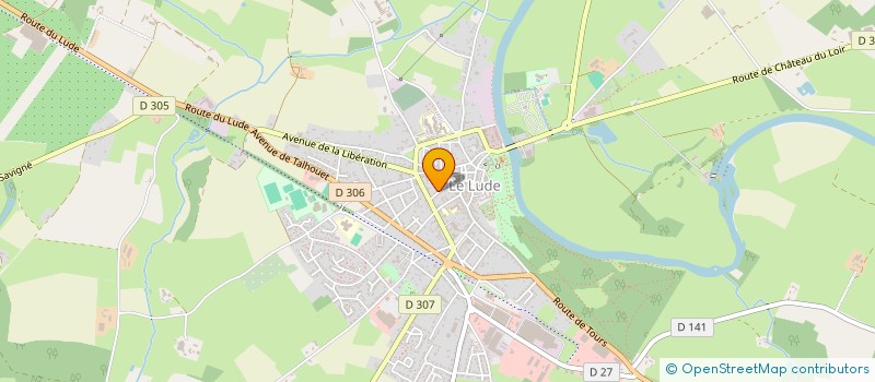 localisation de l'entreprise MADAME PATRICIA BENOIST  LE LUDE