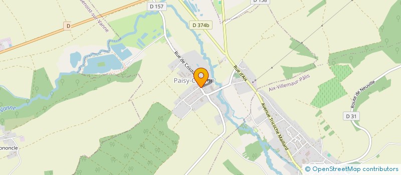 localisation de l'entreprise MADAME PATRICIA BENOIT  PAISY-COSDON