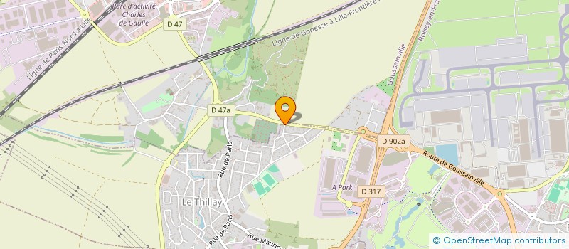 localisation de l'entreprise MADAME PATRICIA BERGER  GOUSSAINVILLE