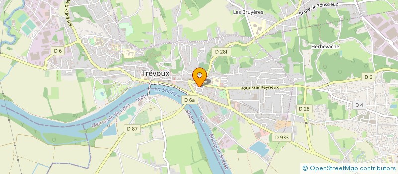 localisation de l'entreprise MADAME PATRICIA BERLIET à TREVOUX