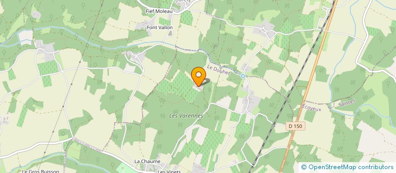 localisation de l'entreprise MADAME PATRICIA BERNET à LE DOUHET