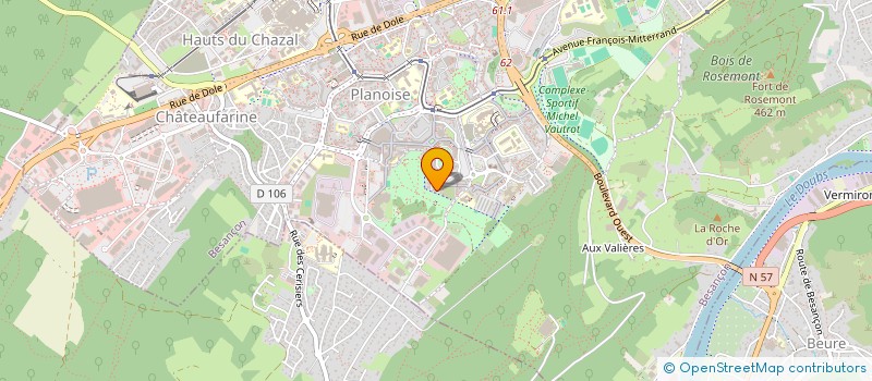 localisation de l'entreprise MADAME PATRICIA BERNHARD  BESANCON