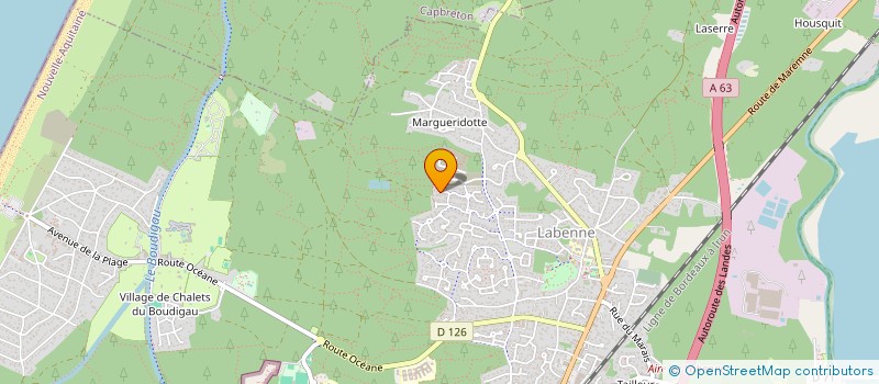 localisation de l'entreprise MADAME PATRICIA BERNUT  LABENNE