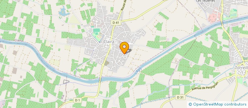 localisation de l'entreprise MADAME PATRICIA BERTAGNOLIO  CLAIRA