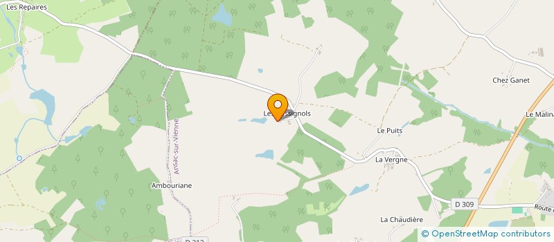 localisation de l'entreprise MADAME PATRICIA BERTHET  ORADOUR-FANAIS