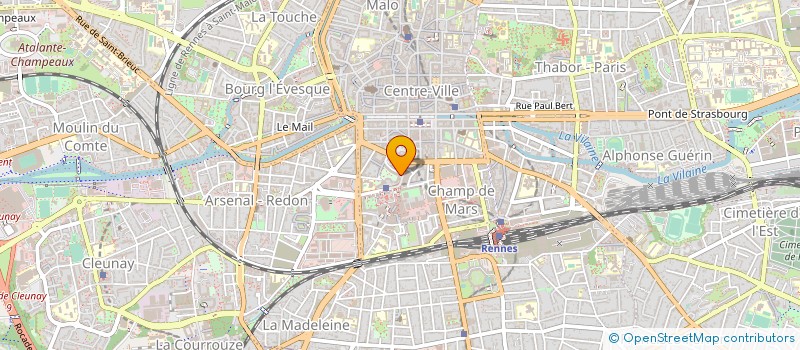 localisation de l'entreprise MADAME PATRICIA BESCHE à RENNES