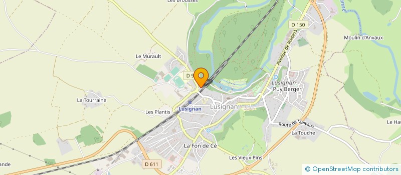 localisation de l'entreprise MADAME PATRICIA BESSON  LUSIGNAN