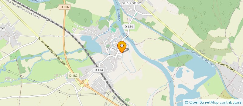 localisation de l'entreprise MADAME PATRICIA BESSON  CEZY