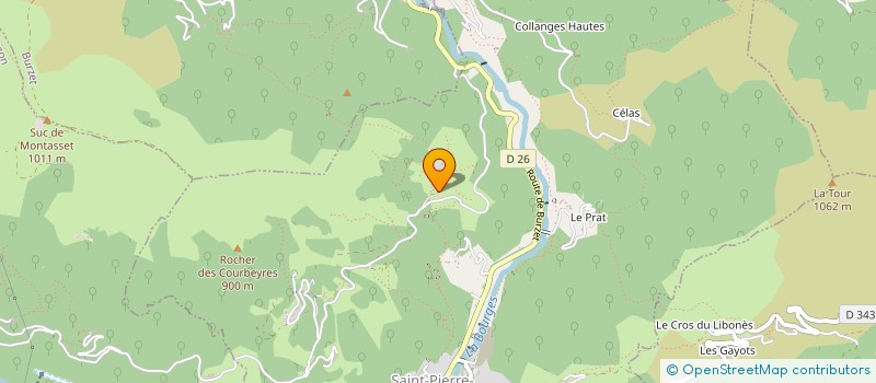 localisation de l'entreprise MADAME PATRICIA BETTO  SAINT-PIERRE-DE-COLOMBIER