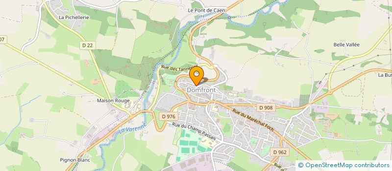 localisation de l'entreprise MADAME PATRICIA BETTON à DOMFRONT-EN-POIRAIE