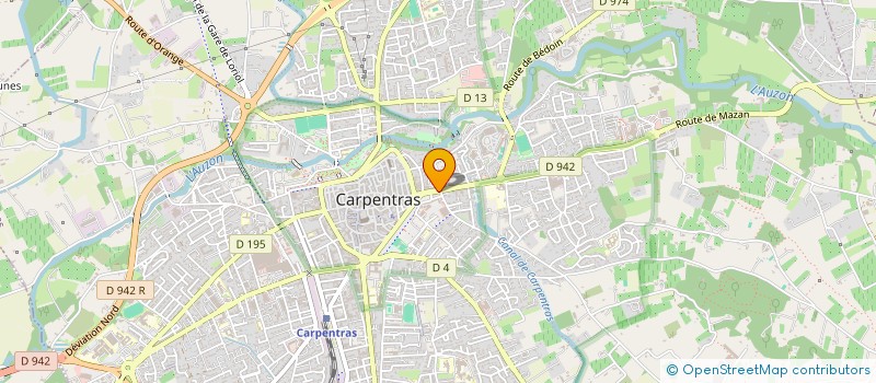 localisation de l'entreprise MADAME PATRICIA BEVIGNANI  CARPENTRAS