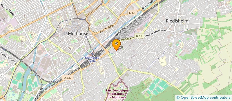 localisation de l'entreprise MADAME PATRICIA BEYER  MULHOUSE