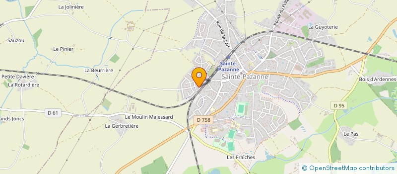 localisation de l'entreprise MADAME PATRICIA BEZIER à SAINTE-PAZANNE