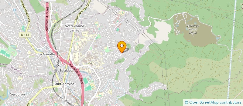 localisation de l'entreprise MADAME PATRICIA BIANCHI  MARSEILLE