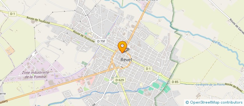 localisation de l'entreprise MADAME PATRICIA BIASI  REVEL