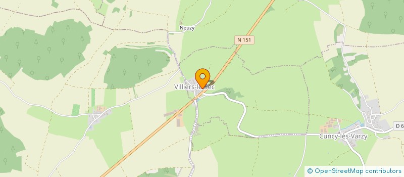 localisation de l'entreprise MADAME PATRICIA BICHON à VILLIERS-LE-SEC