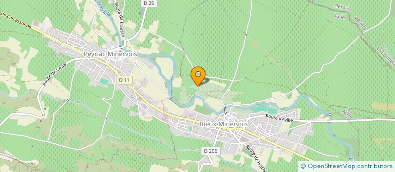 localisation de l'entreprise MADAME PATRICIA BIGOU  RIEUX-MINERVOIS