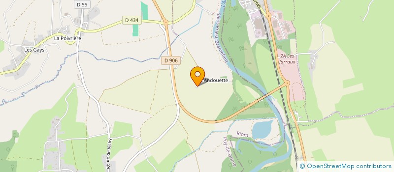 localisation de l'entreprise MADAME PATRICIA BIJARD  SAINT-PRIEST-BRAMEFANT